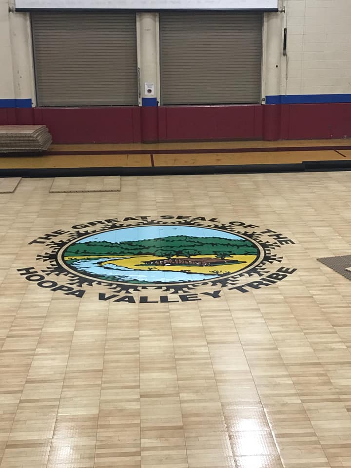 New Neighborhood Facility Snap Gym Flooring Hoopa Valley Tribe