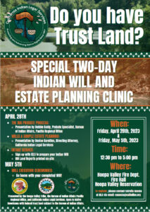 Flyer for Do You Have Trust Land